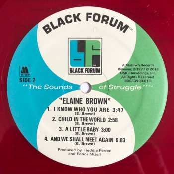LP Elaine Brown: Elaine Brown CLR