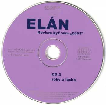 2CD Elán: Neviem Byť Sám "2001"