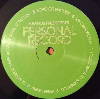 LP Eleanor Friedberger: Personal Record