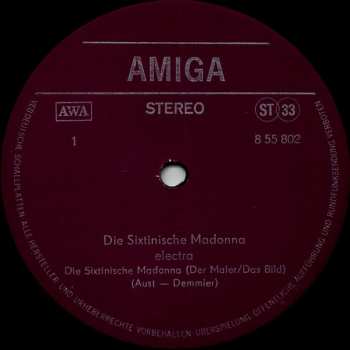 LP Electra: Die Sixtinische Madonna