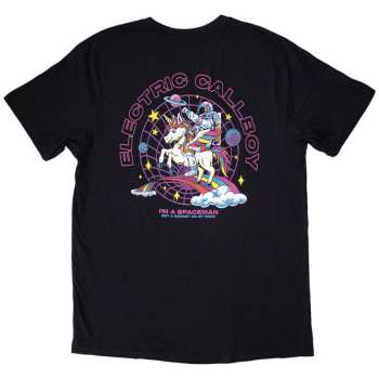 Mercancía Electric Callboy: Electric Callboy Unisex T-shirt: Spaceman Unicorn (back Print) (small) S