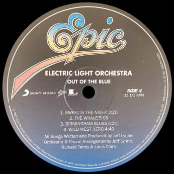 2LP Electric Light Orchestra: Out Of The Blue