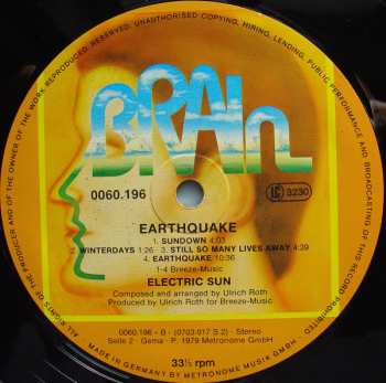 LP Electric Sun: Earthquake