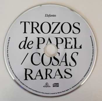 LP/CD Elefantes: Trozos De Papel / Cosas Raras
