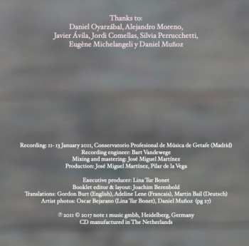 CD Lina Tur Bonet: Violin Sonatas