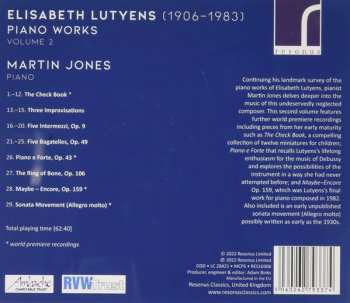 CD Martin Jones: Piano Works Volume 2