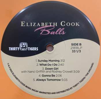 LP Elizabeth Cook: Balls CLR | DLX