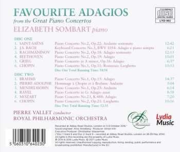 2CD Johann Sebastian Bach: Favourite Adagios From The Great Piano Concertos