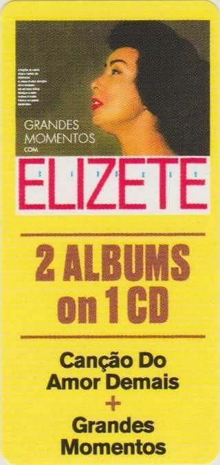 CD Elizeth Cardoso: Canção Do Amor Demais + Grandes Momentos DIGI
