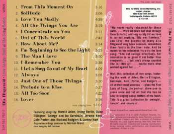 3CD Ella Fitzgerald: Love Songs