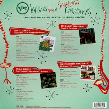 4LP/Caja Ella Fitzgerald: Verve Wishes You A Swinging Christmas