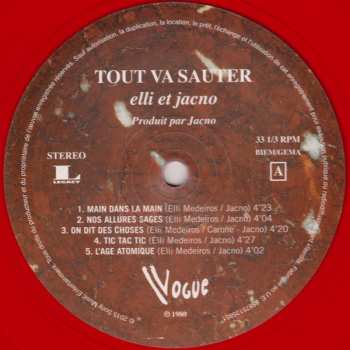 LP Elli & Jacno: Tout Va Sauter CLR