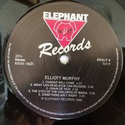 LP Elliott Murphy: Change Will Come