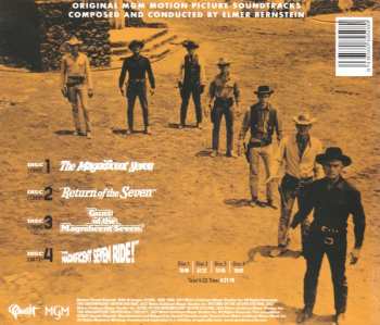 4CD/Caja Elmer Bernstein: The Magnificent Seven Collection (Original MGM Motion Picture Soundtracks) DLX