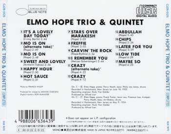 CD Elmo Hope Trio: Elmo Hope Trio & Quintet