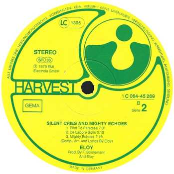 LP Eloy: Silent Cries And Mighty Echoes