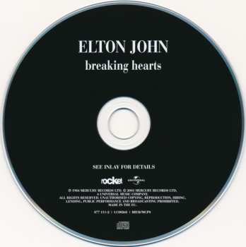 CD Elton John: Breaking Hearts