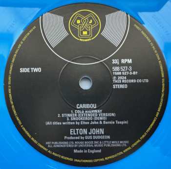 2LP Elton John: Caribou CLR