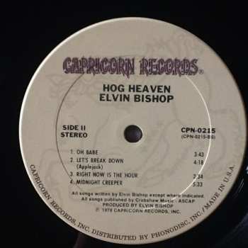 LP Elvin Bishop: Hog Heaven