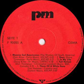 LP David Liebman: Jazz 2000