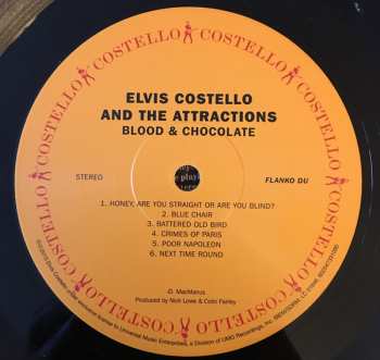 LP Elvis Costello & The Attractions: Blood & Chocolate