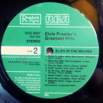 LP Elvis Presley: Elvis In The Movies