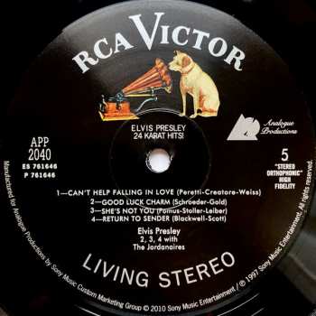 3LP Elvis Presley: 24 Karat Hits!