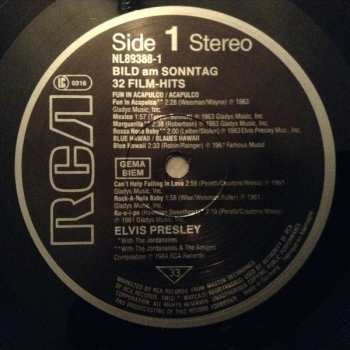 2LP Elvis Presley: 32 Film-Hits
