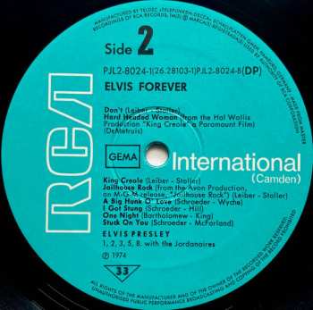 2LP Elvis Presley: Elvis Forever (32 Hits And The Story Of A King)