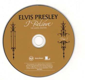4CD Elvis Presley: I Believe  -  The Gospel Masters