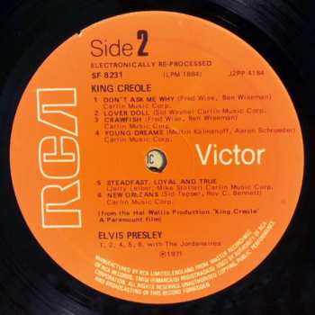 LP Elvis Presley: King Creole