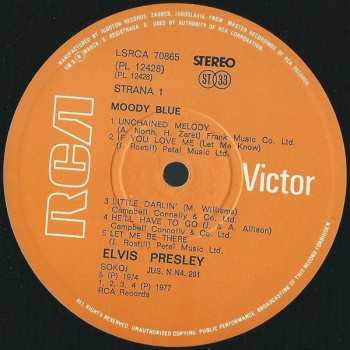 LP Elvis Presley: Moody Blue
