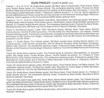 CD Elvis Presley: Number One U.S. Singles 1956-62 LTD