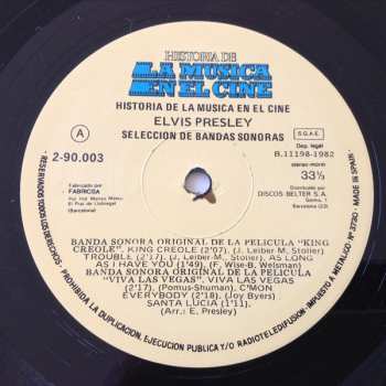 LP Elvis Presley: Seleccion De Bandas Sonoras
