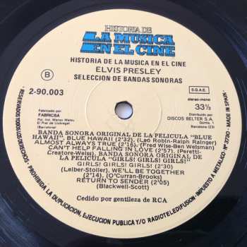 LP Elvis Presley: Seleccion De Bandas Sonoras
