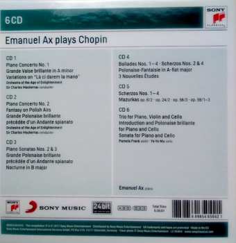 6CD Emanuel Ax: Plays Chopin