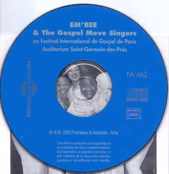CD Em'Bee & The Gospel Move Singers: Au Festival International De Gospel De Paris - Auditorium Saint-Germain-Des-Prés