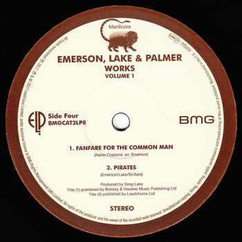 2LP Emerson, Lake & Palmer: Works (Volume 1)
