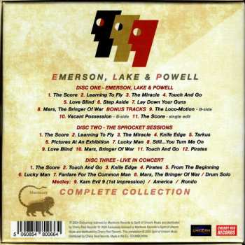 3CD/Caja Emerson, Lake & Powell: Complete Collection