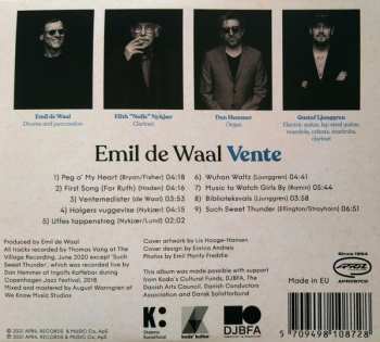 CD Emil De Waal:  Vente