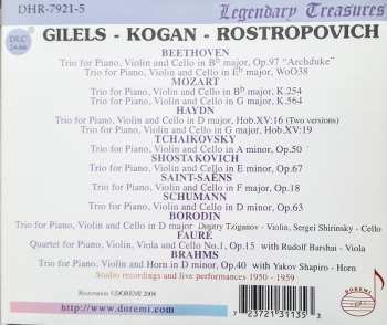 5CD/Caja Mstislav Rostropovich: Piano Trios