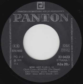 SP Emil Viklický: Mini Jazz Klub 13