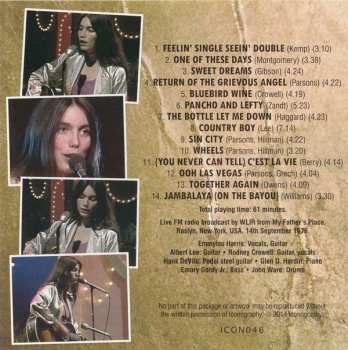 CD Emmylou Harris: Hot Night In Roslyn