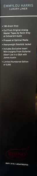 LP Emmylou Harris: Luxury Liner LTD | NUM