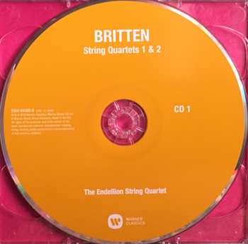 2CD Endellion String Quartet: Britten String Quartest 1-3 - 3 Divertimenti