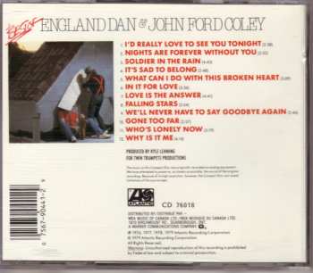 CD England Dan & John Ford Coley: Best Of England Dan & John Ford Coley