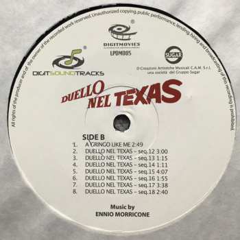 LP Ennio Morricone: Duello Nel Texas (Original Motion Picture Soundtrack) LTD