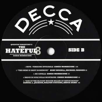 2LP Ennio Morricone: Quentin Tarantino's The H8ful Eight