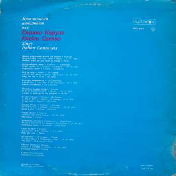 LP Enrico Caruso: Italian Canzonets