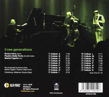 CD Mattia Cigalini: Three Generations